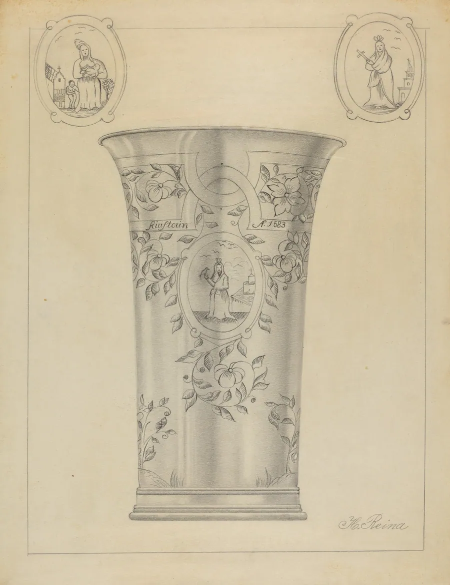 Silver Beaker by Horace Reina