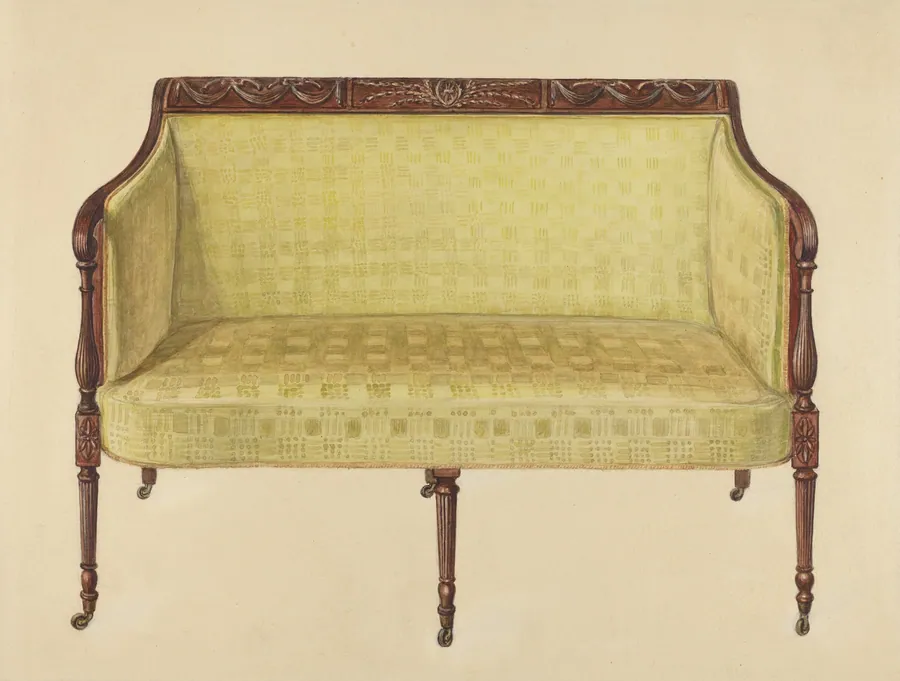 Sofa by Bernard Gussow