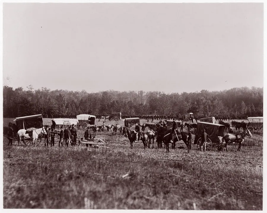 Removing Dead from Battlefield, Marye's Heights, May 2, 1864 by Andrew Joseph Russell