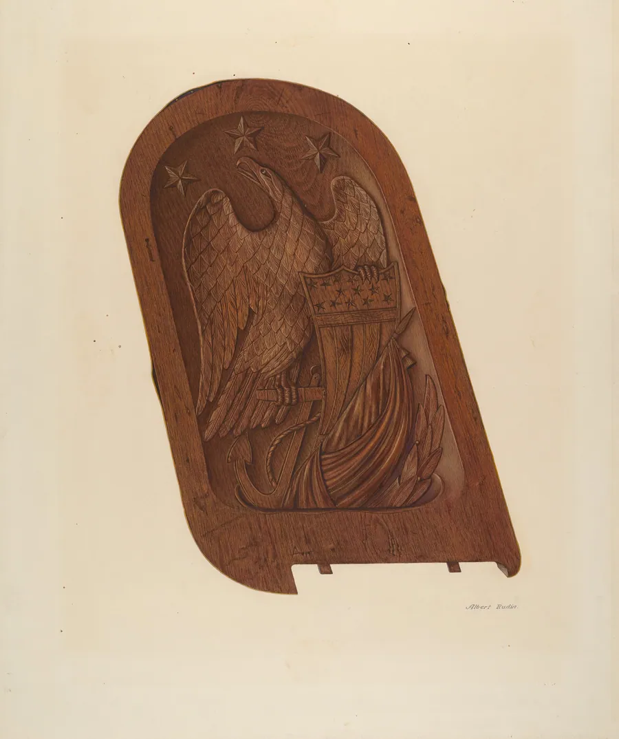 Ship's Carving by Albert Rudin