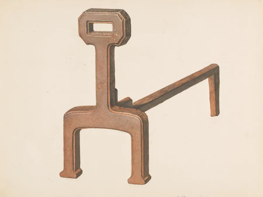 Andiron or Fire Dog by Carl Buergerniss