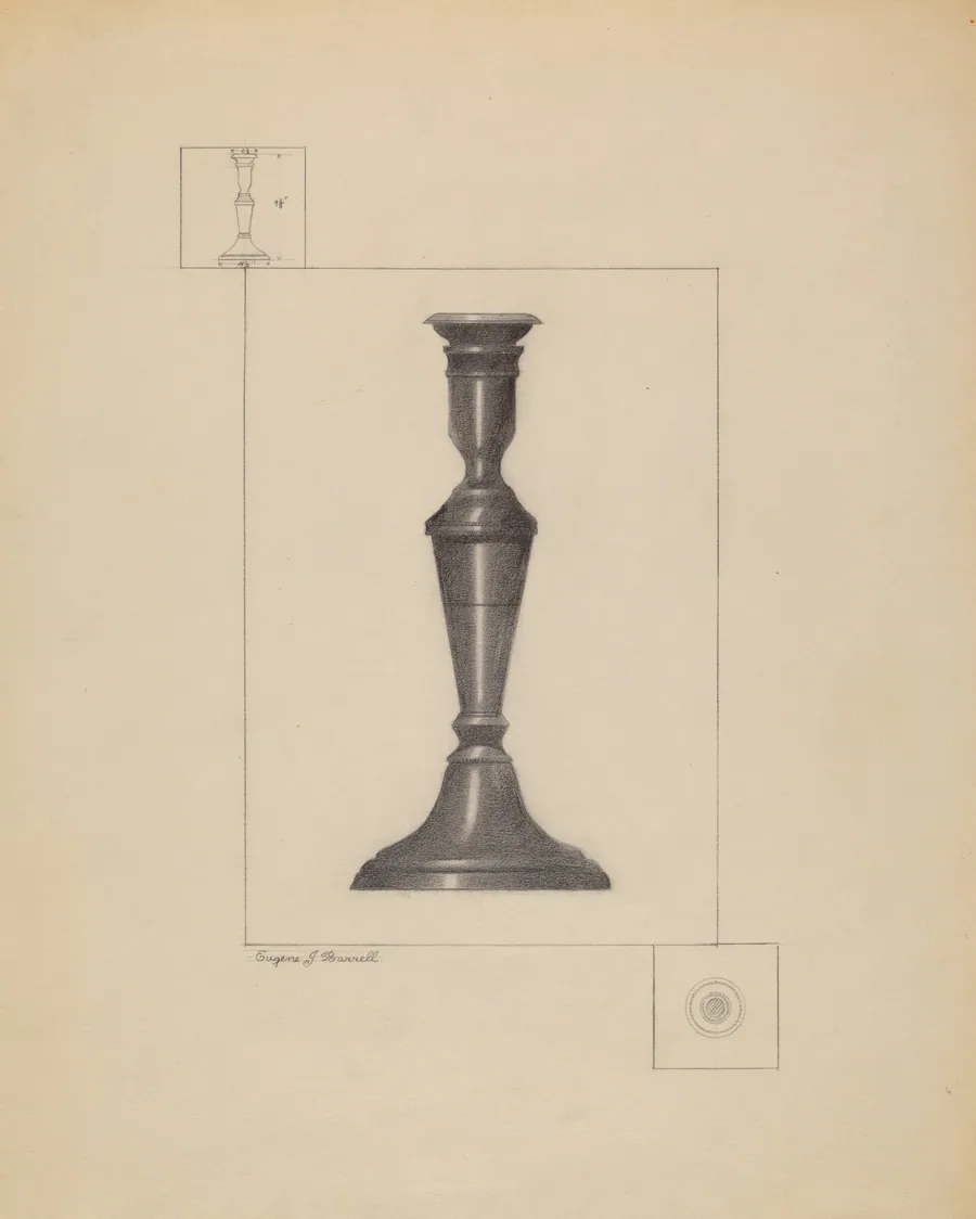 Candlestick by Eugene Barrell