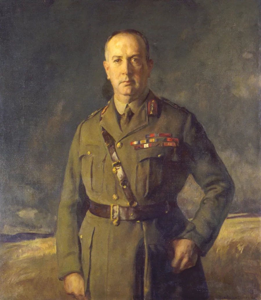 Sir General Arthur William Currie by Joseph De Camp, born Cincinnati, OH 1858-died Boca Grande, FL 1923