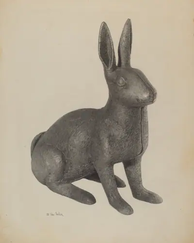 Garden Figure (Rabbit)