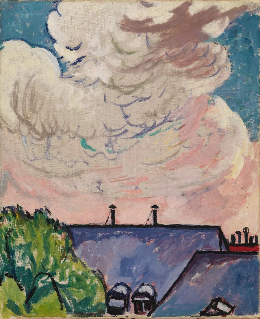 Clouds by H. Lyman Saÿen, born Philadelphia, PA 1875-died Philadelphia, PA 1918