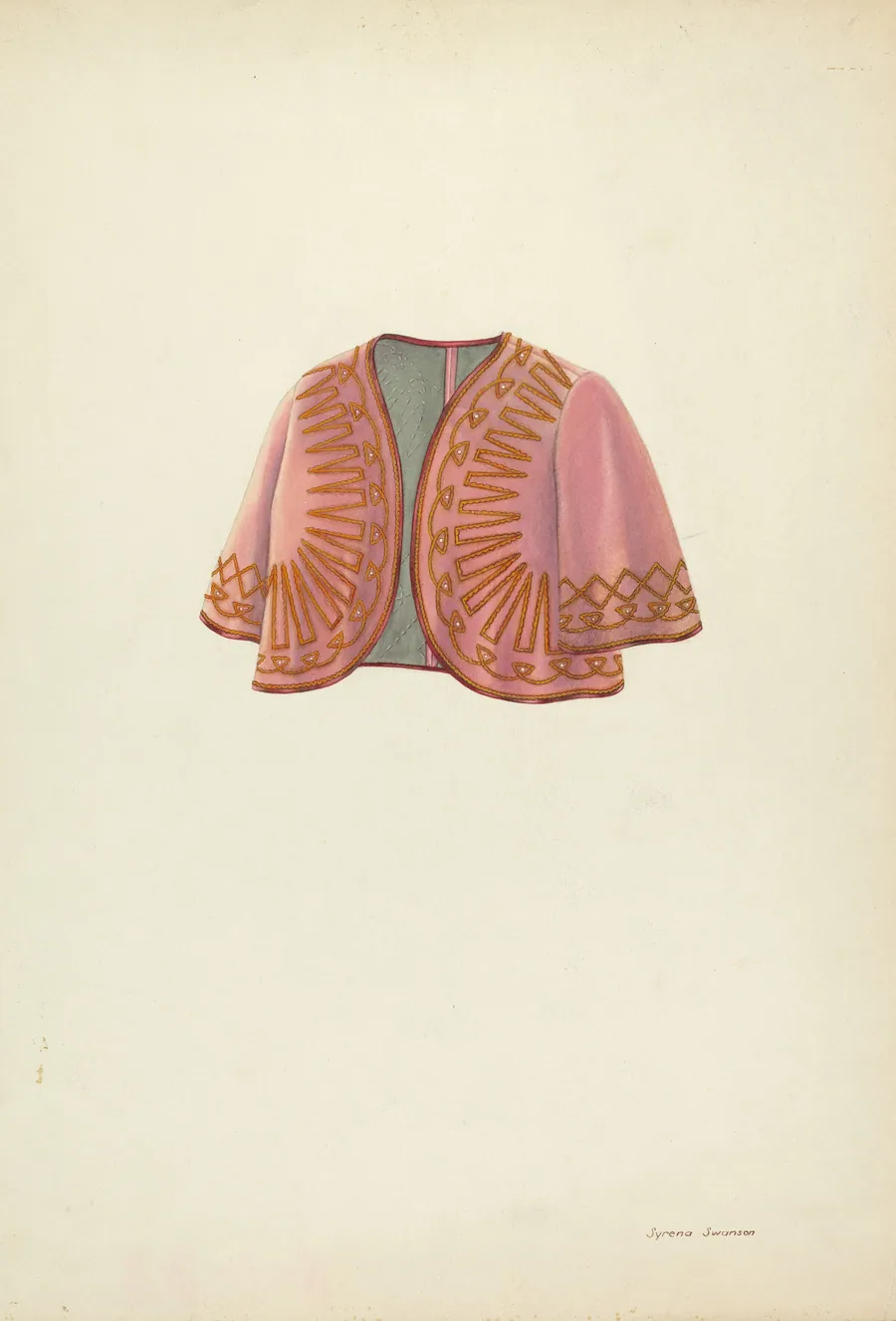 Velvet Bolero for Women by Syrena Swanson