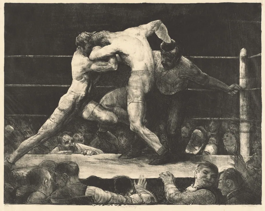 A Stag at Sharkey's by George Bellows