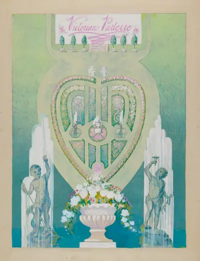 Parterre and Fountains of Blind Institution
