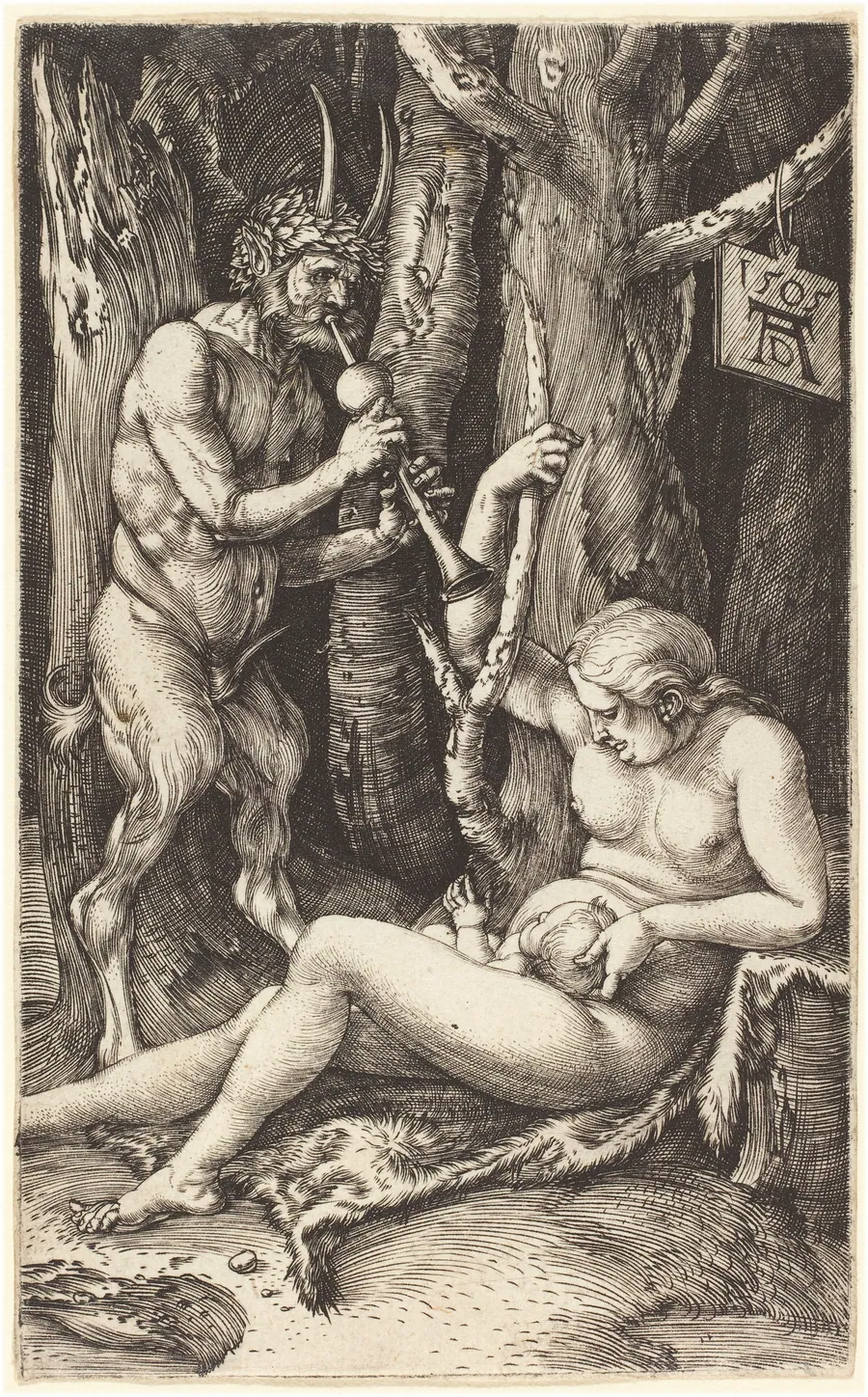 Satyr Family by Albrecht Dürer