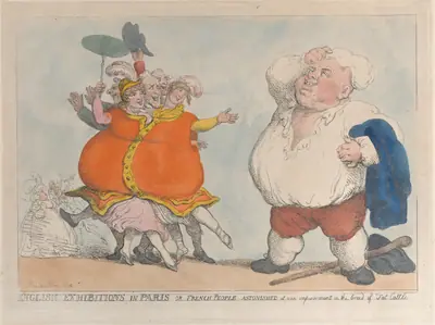 English Exhibitions in Paris or French People Astonished at Our Improvement in the Breed of Fat Cattle
