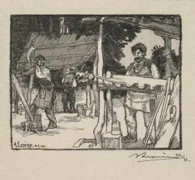 Fontainebleau Forest: Manufacturer of Slats (La Forêt de Fontainebleau: Le Fabricant de lattes)