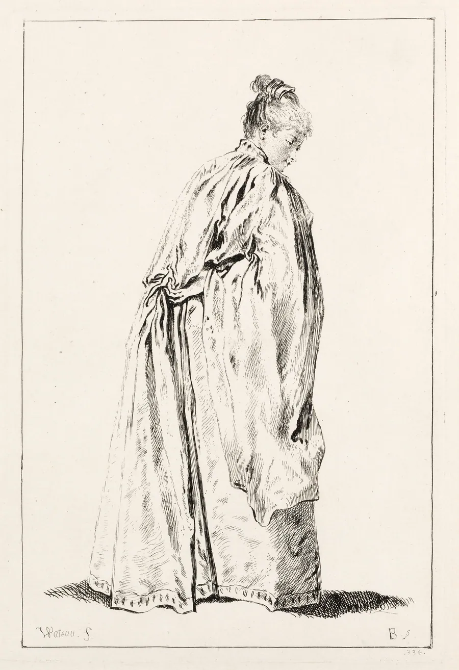 Woman Standing by François Boucher