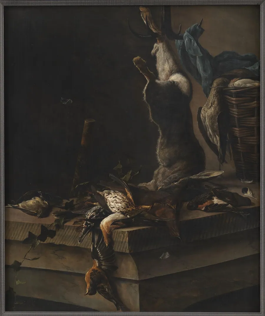 Jagtudbyttet by Salomon van Ruysdael