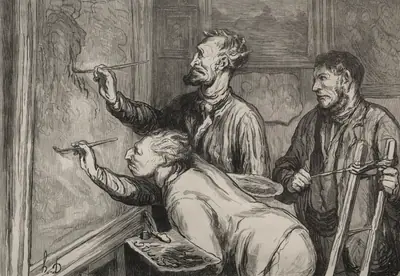 The Paintings Exhibition of 1868: Giving it the last touch