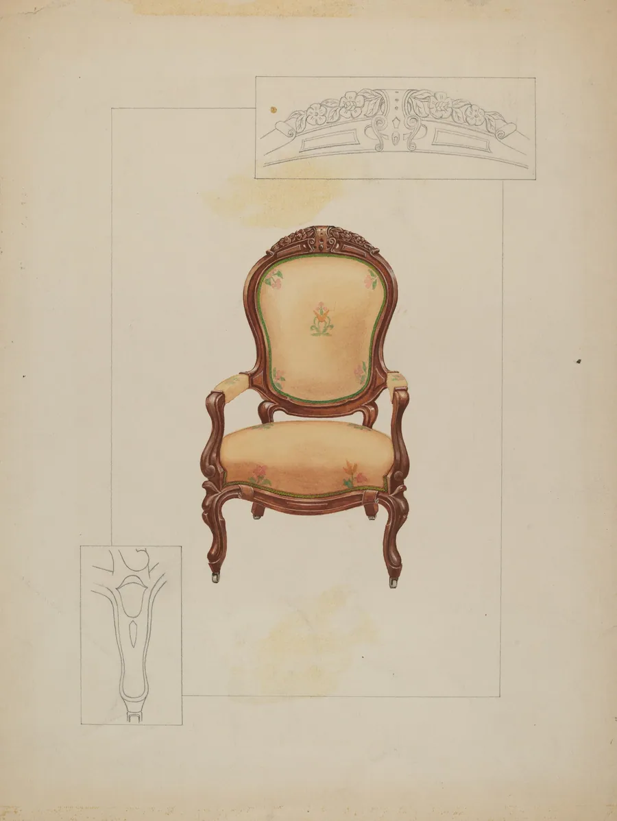 Armchair by Floyd R. Sharp