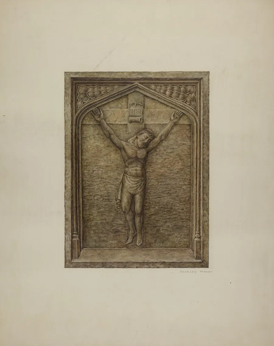 Bas Relief Plaque by Stanley Mazur