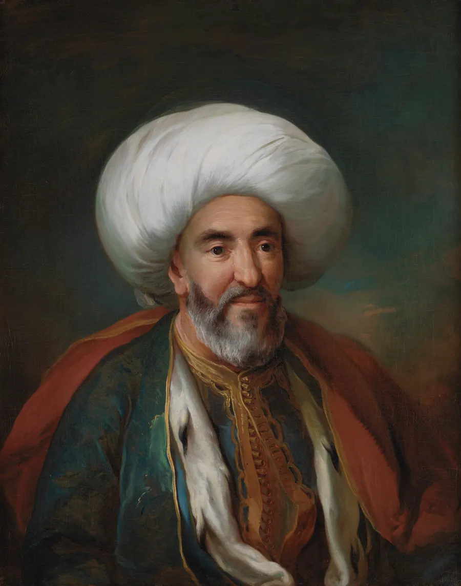 Portræt af Mahmud Agas, tripolitansk gesandt i København by C.G. Pilo