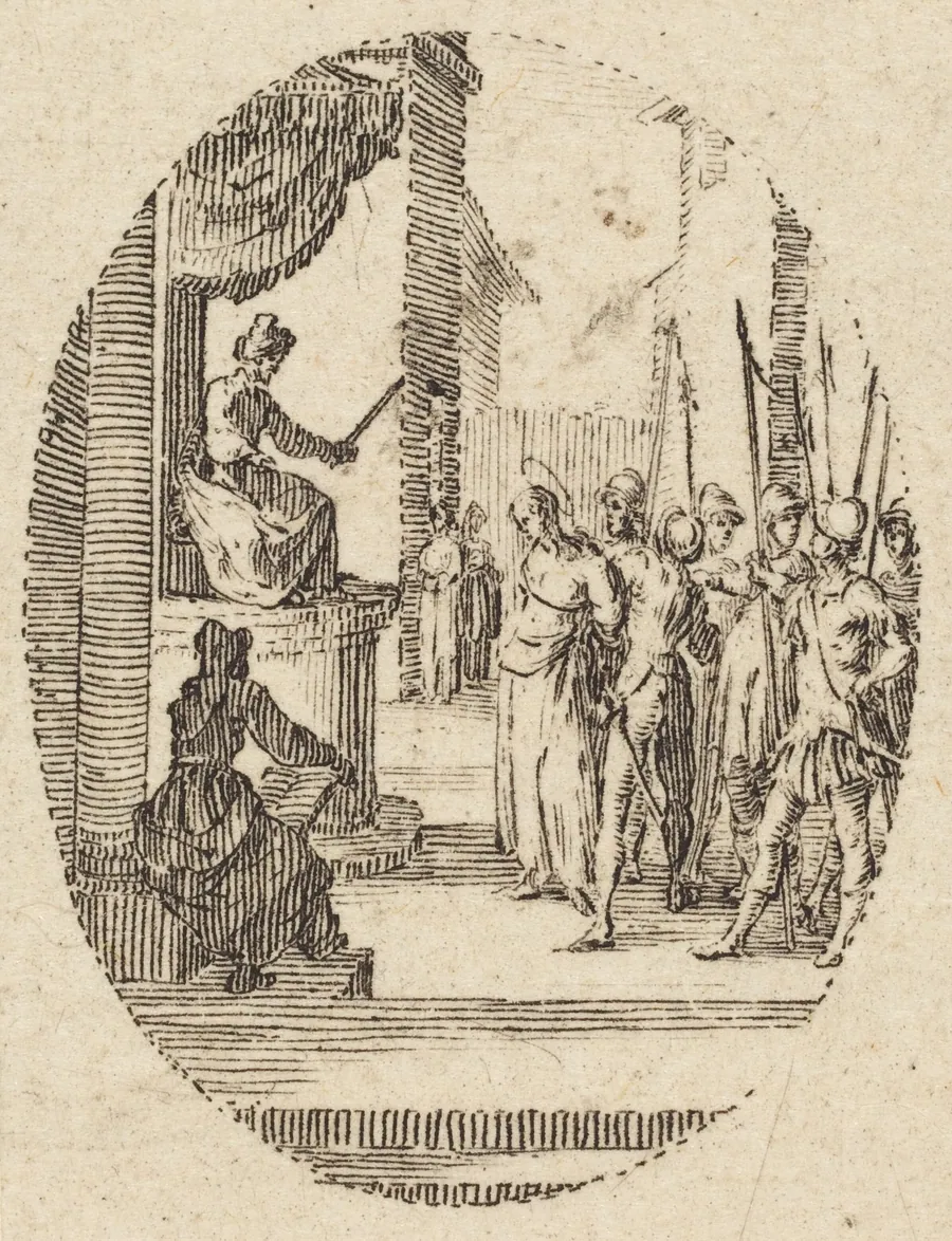 Christ before Pilate by Jacques Callot