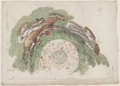 Putti Leading a Goat