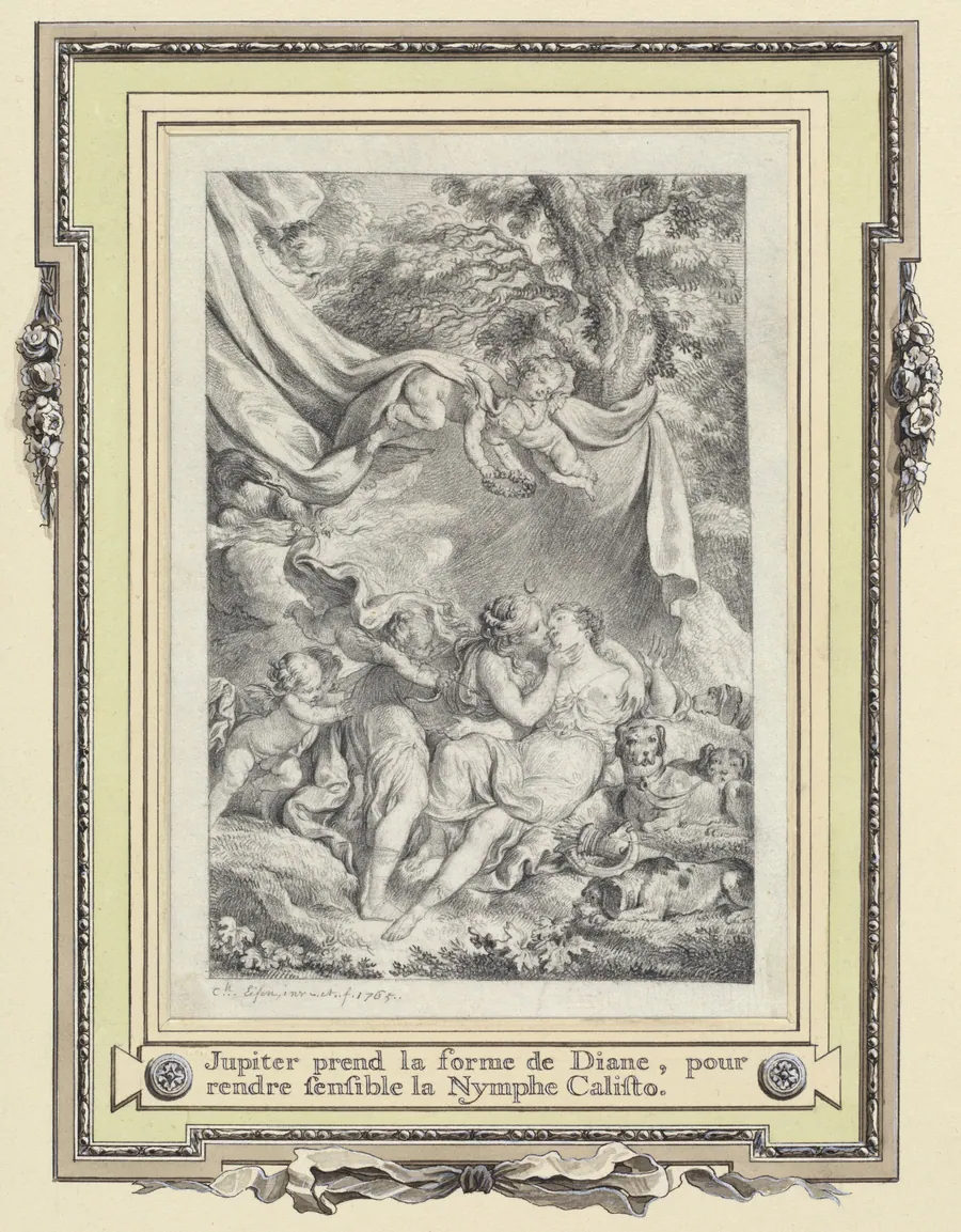 Jupiter and Callisto by Charles Eisen
