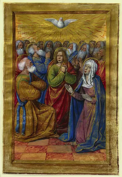 Miniature from a Book of Hours: The Pentecost