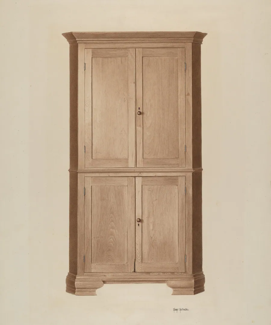 Triangular Corner Safe by Gladys M. Guillaudeu