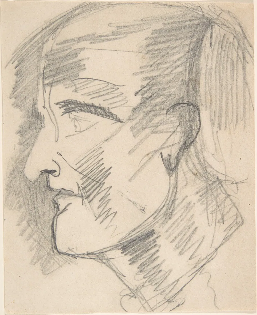 Notebook with sketches and notes by Félicien Rops