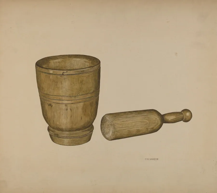 Mortar and Pestle by Clarence W. Dawson