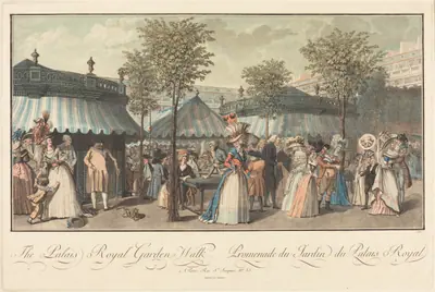 The Palais Royal--Garden's Walk / Promenade du Jardin du Palais Royal