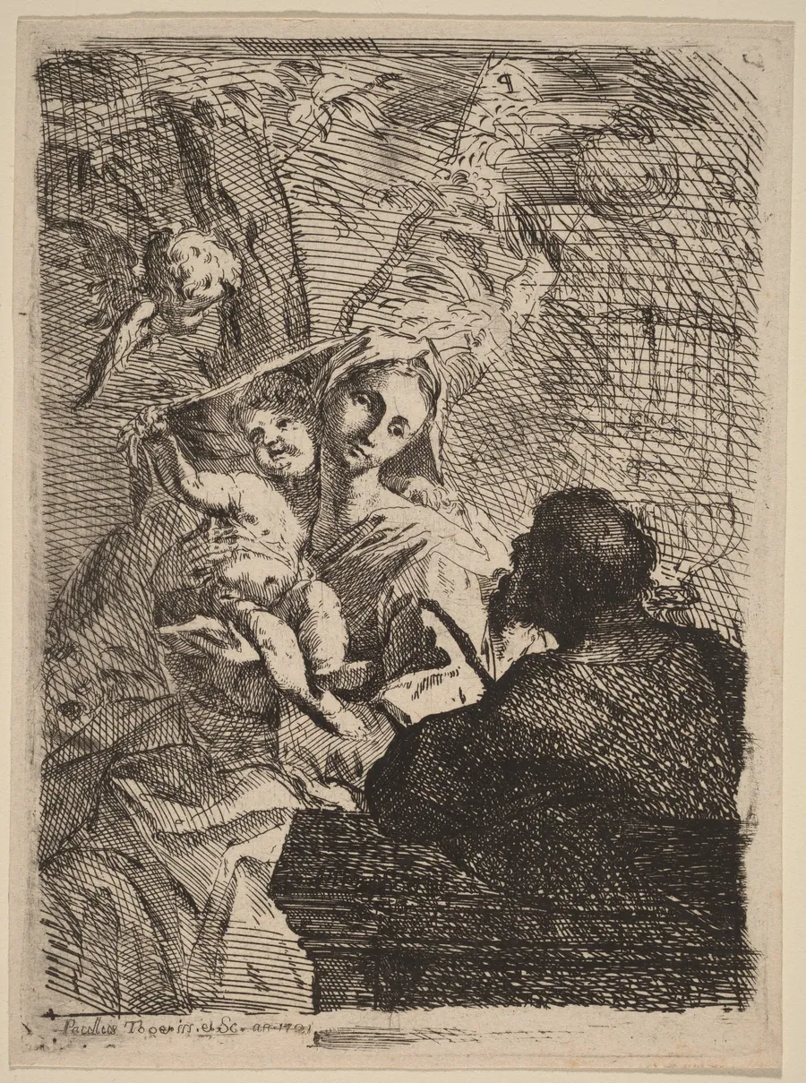 The Rest on the Flight into Egypt by Paul Troger