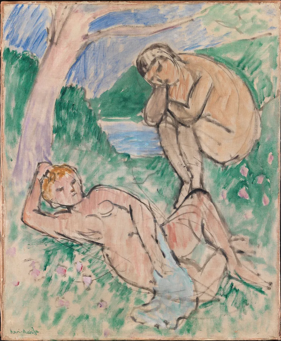 Nymfe og faun by Henri Matisse