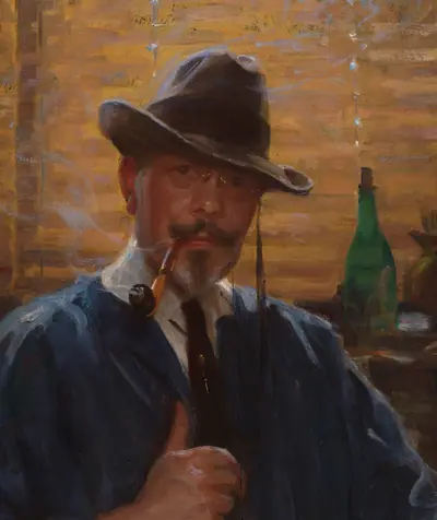 Arvid Frederick Nyholm Self-Portrait