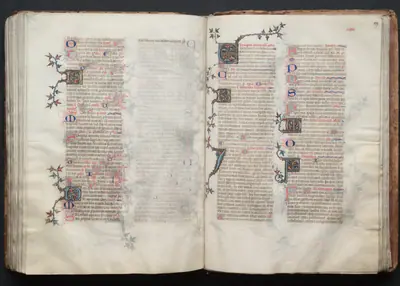 The Gotha Missal: Fol. 128v, Text