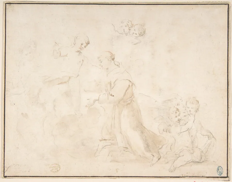 Saint Anthony of Padua by Anonymous, Spanish, 17th century