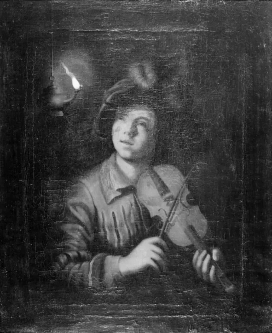 Violinspiller by Ubekendt