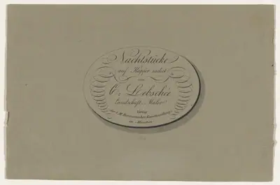 Title Page to Vier Nachtstücke