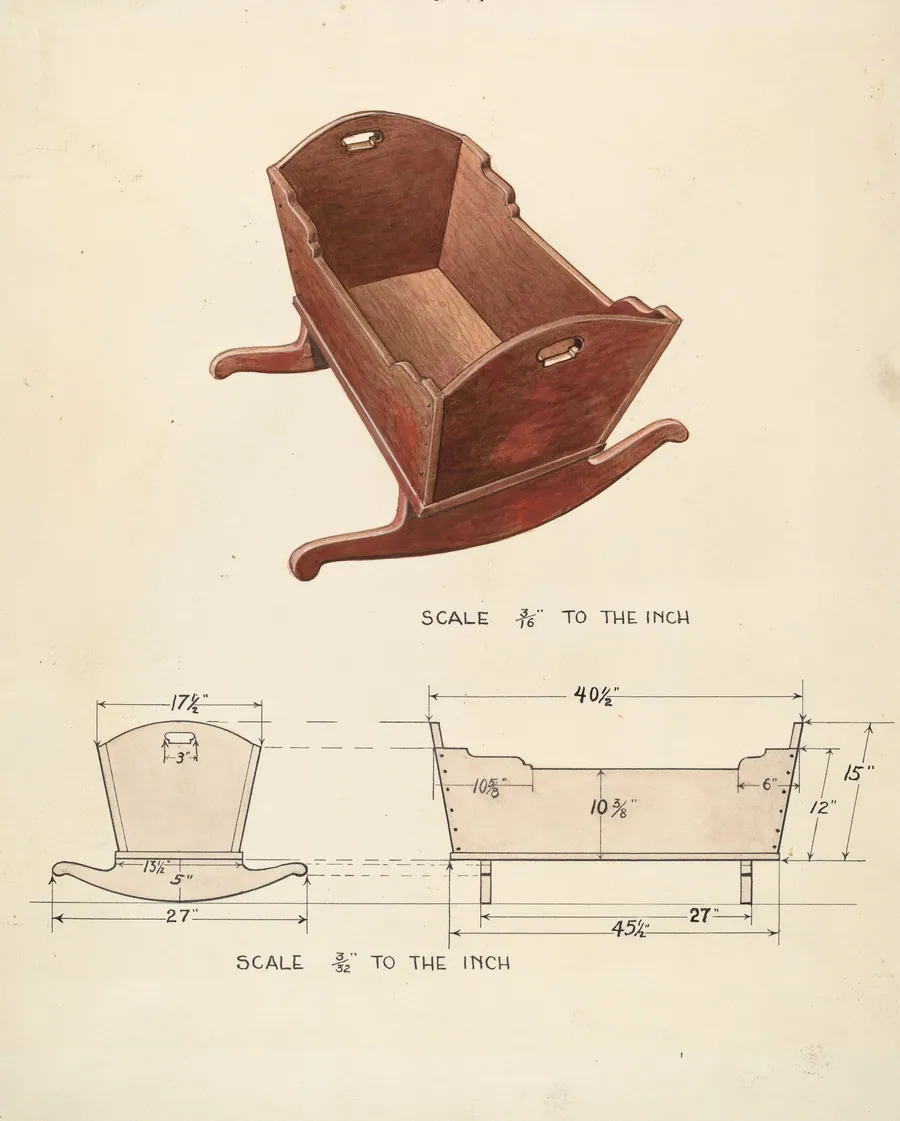 Bishop Hill: Cradle by Wellington Blewett