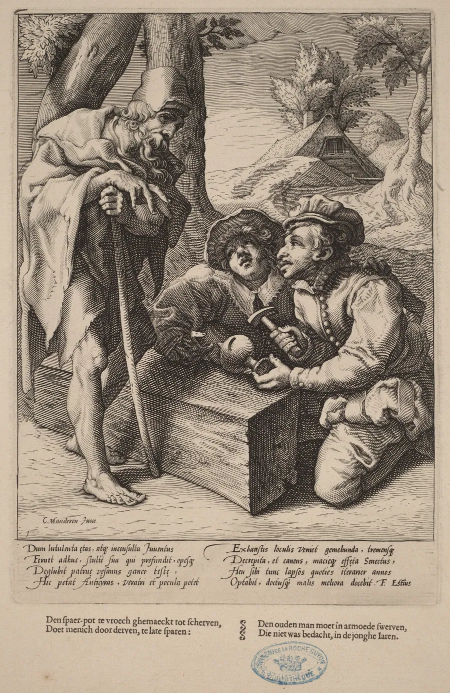Do Not Spend Your Savings Too Soon by Hendrick Goltzius