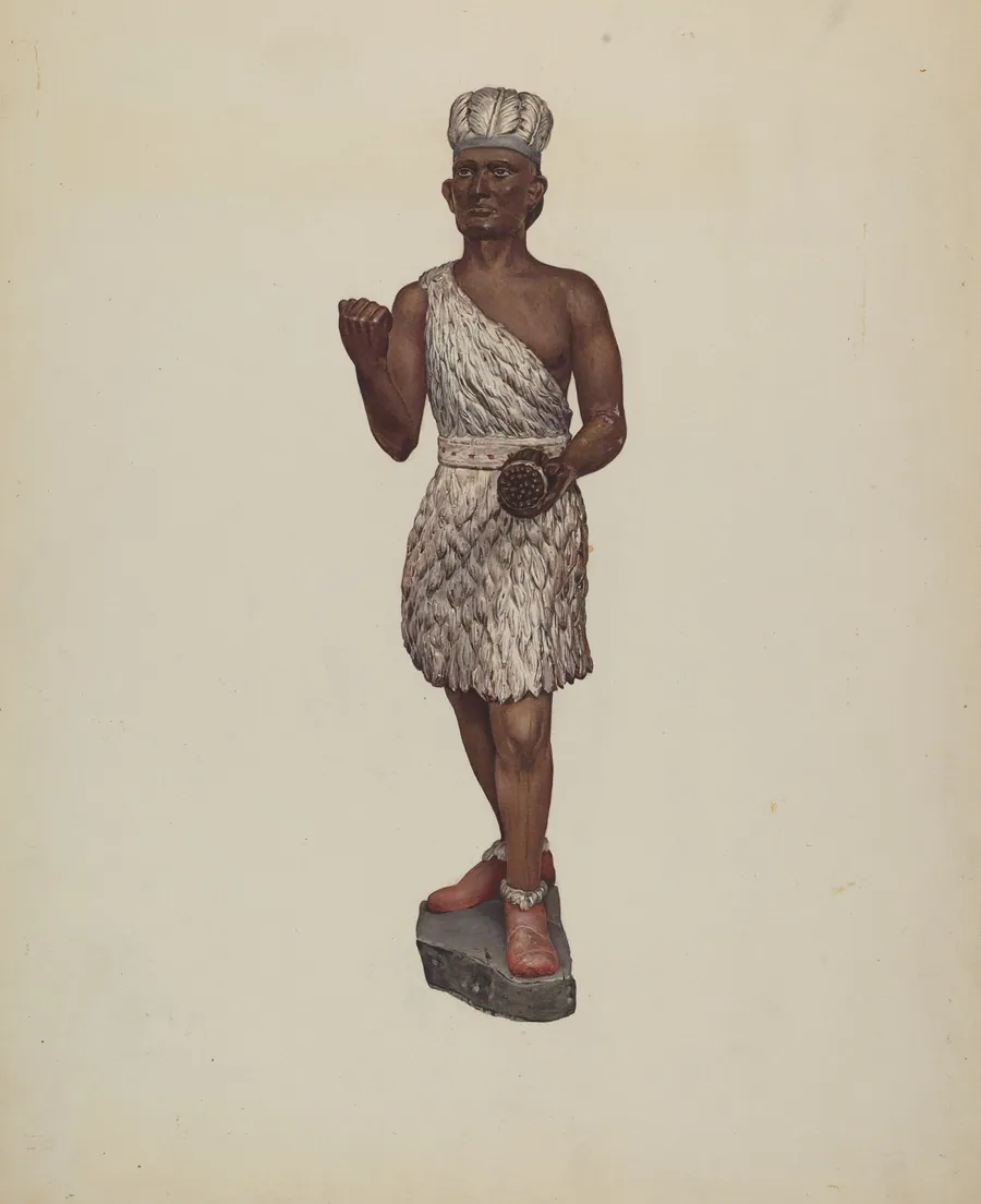 Cigar Store Indian by Jane Iverson