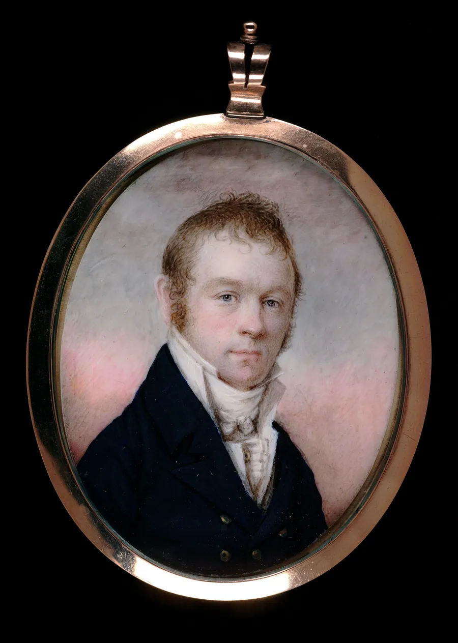 Portrait of a Gentleman by Raphaelle Peale, born Annapolis, MD 1774-died Philadelphia, PA 1825