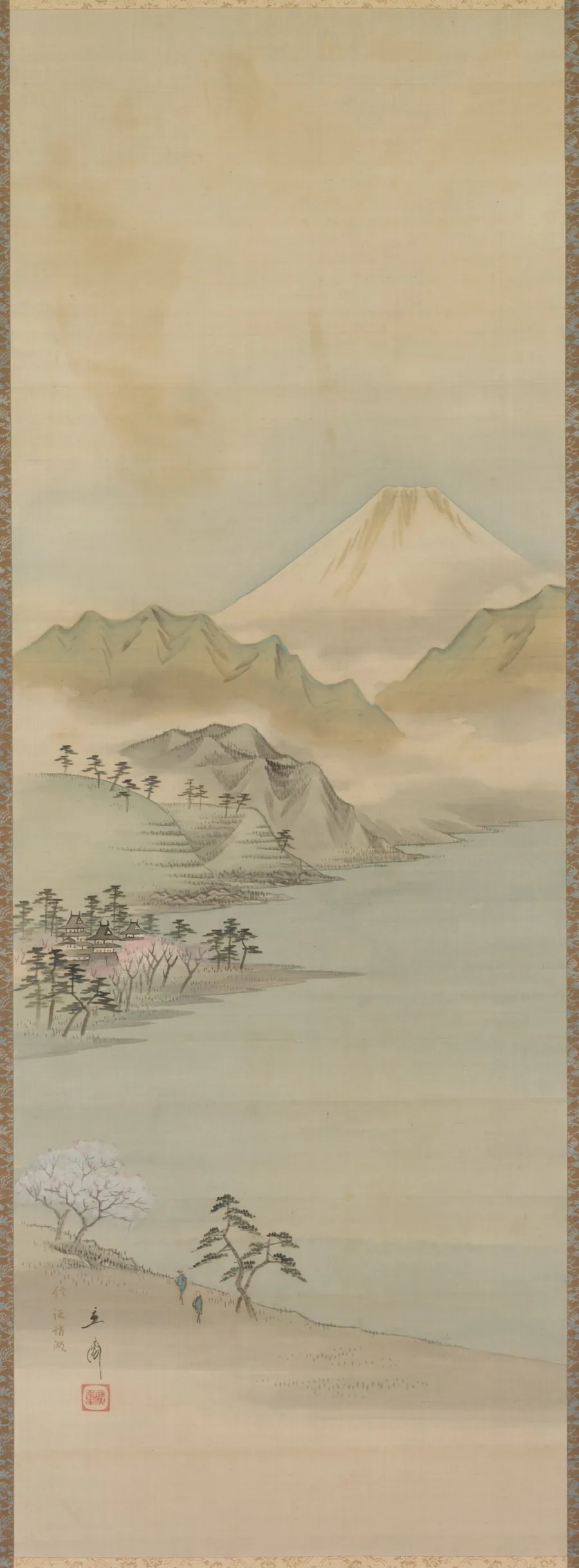 Lake Suwa by Utagawa Hiroshige
