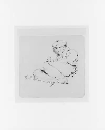 Study of a Man (from McGuire Scrapbook)