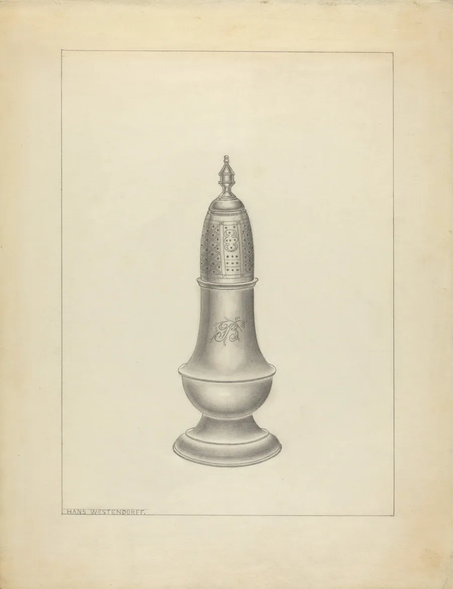 Silver Salt Cellar by Hans Westendorff
