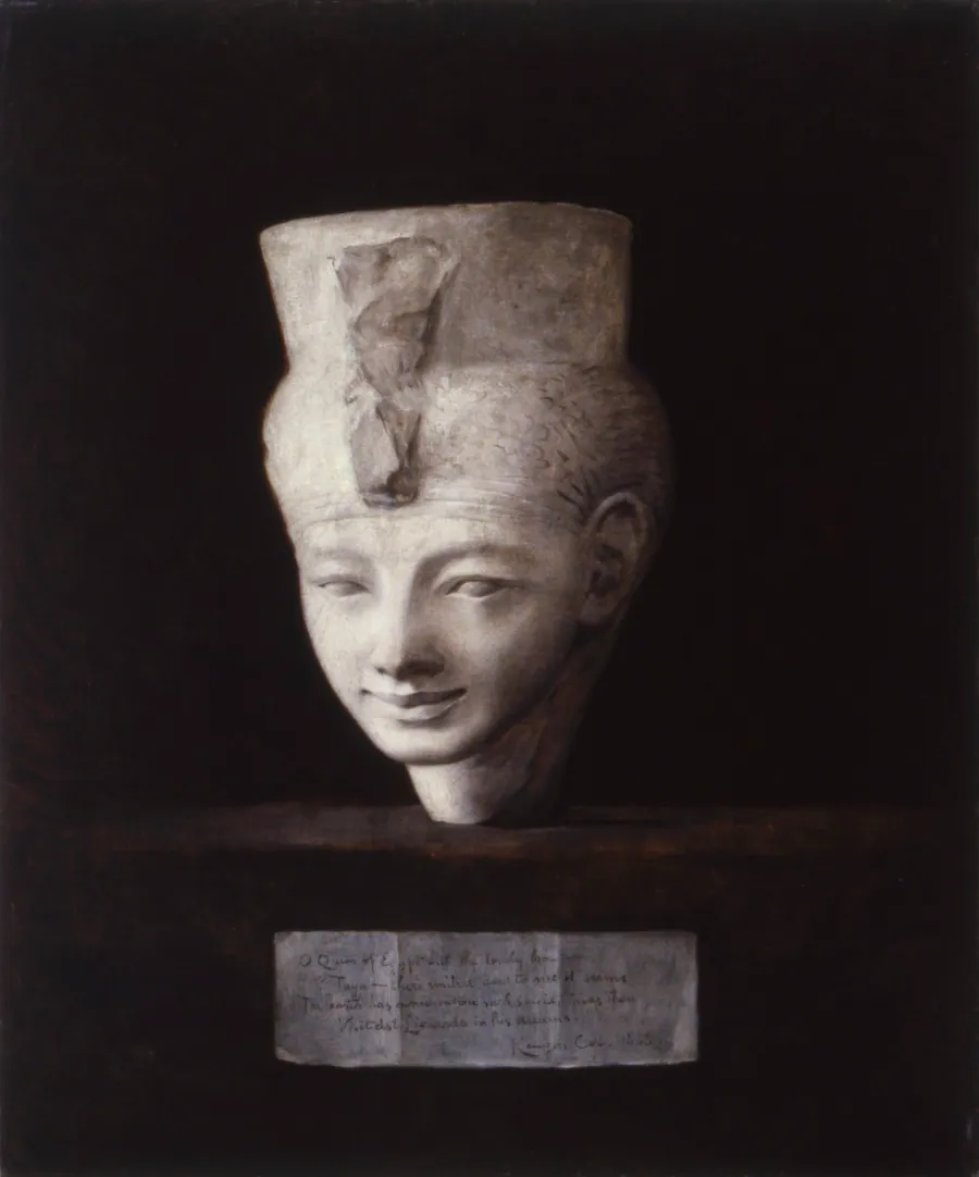 Head of the Queen of Egypt by Kenyon Cox, born Warren, OH 1856-died New York City 1919