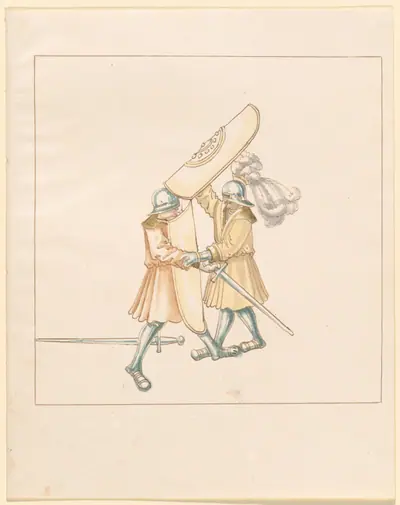 Foot Combat with Swords and Pavesen Shields