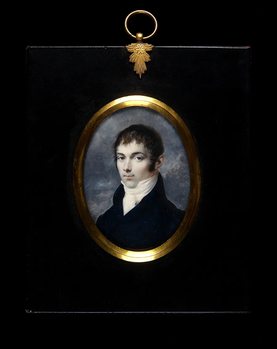 Portrait of a Gentleman by P. E. Stroëhling, Russian, born Dusseldorf, Germany 1768-died London, England ca. 1826