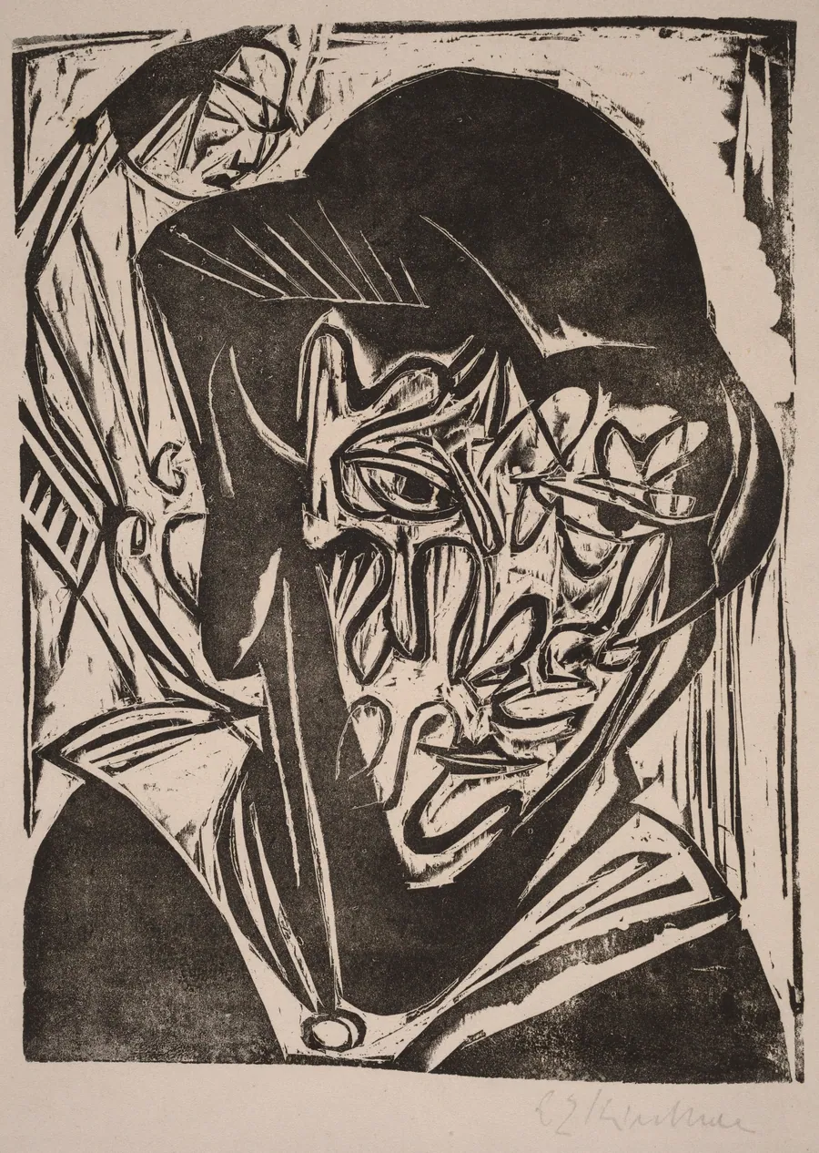 Woman with a Veil by Ernst Ludwig Kirchner