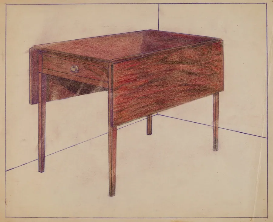 Drop-leaf Table by Charles Charon