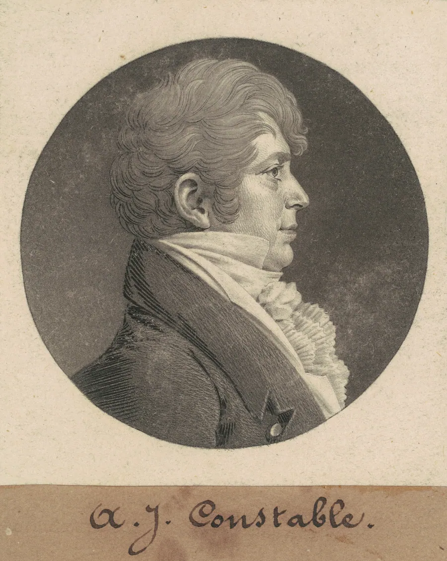 A. J. Constable by Charles B. J. Févret de Saint-Mémin