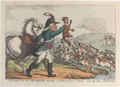 Coming in at the Death of the Corsican Fox, Scene the Last